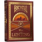 Cartes a jouer bicycle - lion king