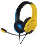 Casque gaming pdp lvl40 nintendo switch jaune et bleu