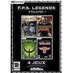 Coffret fps de legends volume 1 : doom 3 + quake 4 + return to castle wolfenstein + call of duty pc