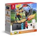 Console nintendo switch ring fit adventure set avec joy - con rouge fluo et bleu non