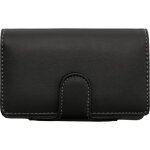 Coque de protection noire flip & play pour console nintendo 3ds xl avec stylet