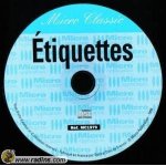 Etiquettes cd pc