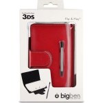 Etui rangement rouge pour nintendo 3ds + 1 stylet