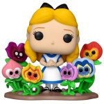 Figurine funko pop - alice au pays des merveilles [disney] - alice avec fleurs (55733)
