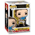 Figurine funko pop bobble head - star wars 9 : l'ascension de skywalker n434 - rey 2 sabres laser (51484) ...