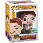 Figurine funko pop - le bossu de notre dame [disney] n574 - quasimodo tenant une gargouille (40198)
