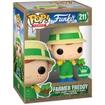 Figurine funko pop - freddy funko n211 - freddy le fermier (71140)