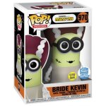Figurine funko pop - les minions n970 - kevin la marie - glow in the dark (40108)