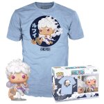 Figurine funko pop - one piece n1607 - luffy gear five - t - shirt