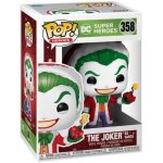 Figurine funko pop - santa joker - dc comics holiday (355) - pop heroes - fu51071