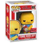 Figurine funko pop - les simpson n832 - le vendeur de b. d. (48573)