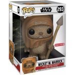 Figurine funko pop - star wars 6 : le retour du jedi n293 - wicket w. warrick - 25 cm (37523)