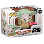 Figurine funko pop - star wars : le mandalorien n469 - grogu calamar (54528)