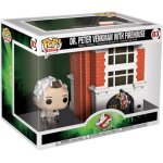 Figurine ghostbusters 35th - dr peter venkman with firehouse town pop 17cm