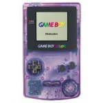 Game boy color atomic purple violet transparent