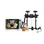 Guitar hero double pack wii (guitare + batterie + micro + 2 jeux)