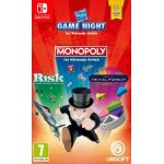 Hasbro game night - monopoly, trivial pursuit live! et risk switch