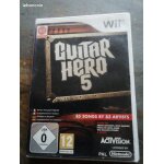 Jeu guitar hero 5 nintendo wii complet