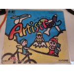 Jeu vido (logiciel de dessin) nec pc engine : artisttool hucard dans sa bote avec notice