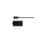 Microsoft xbox one play and charge kit - chargeur de batteries + adaptateur secteur + batterie - li - ...