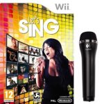 Let's sing + micro wii