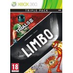 Live arcade triple pack: trials, limbo & splosion man xbox 360