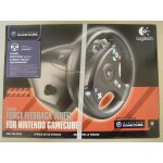 Logitech force feedback wheel for gamecube - volant - 5 boutons - filaire - pour nintendo gamecube