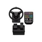 Logitech heavy equipment bundle - ensemble volant et pédales - filaire - pour pc Logitech heavy equipment bundle - ensemble volant et pédales - filaire - pour pc