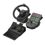 Logitech heavy equipment bundle - bundle - ensemble volant et p�dales - filaire - pour pc