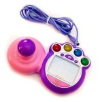 Manette de jeu pour console v. smile : rose et violet