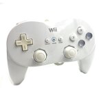 Manette nintendo wii classic controller blanche