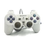 Manette officielle dualshock 1 pour sony ps one grise / light grey