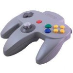 Manette officielle nintendo 64 grise Manette officielle nintendo 64 grise