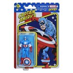 Marvel classic hasbro marvel legends retro - figurine captain america de 9, 5 cm