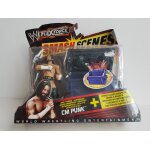 Mattel wwe flex force smash scenes - cm punk benne a ressorts