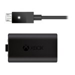 Microsoft xbox one play and charge kit - chargeur de batteries + adaptateur secteur + batterie - li - ...