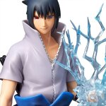 Naruto shippuden - figurine sasuke uchiha ii grandista nero