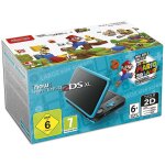 New nintendo 2ds xl - noir / turquoise + 1 code de tlchargement pour super mario 3d land