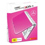 Nintendo new 3ds xl console de jeux portables 4. 88  ecran tactile wifi rose et blanc
