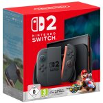 Nintendo switch 2 + mario kart world console de jeux portables 7. 9  256 go ecran tactile wifi noir