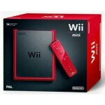 Nintendo wii mini - console de jeux - rouge, noir mat