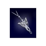Noble collection le seigneur des anneaux pendentif arwen etoile du soir