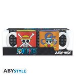 One piece - set 2 mini - mugs luffy & nami emblmes