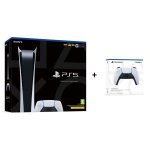 Pack console sony playstation 5 digital edition + manette sony dualsense ps5
