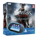 Pack ps vita wi - fi + assassin's creed iii : lib voucher + carte mmoire 4 go