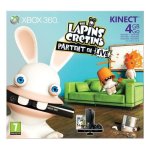 Pack xbox 360 4 go + the lapins cretins partent en live + kinect