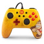 Powera donkey kong marron, jaune usb manette de jeu analogique / num�rique nintendo switch