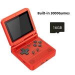 Powkiddy v90 3. 0inch ips screen retro video game console open source ps1 mini portable handheld game ...