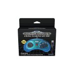 Retrobit - sega mega drive 6 - button usb sega megadrive mini - clear blue Retrobit - sega mega drive 6 - button usb sega megadrive mini - clear blue