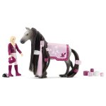 Schleich horse club sofia's beauties coffret cheval a coiffer sofia et dusty